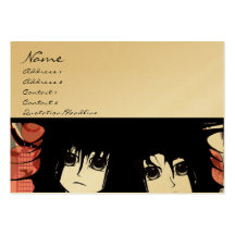Anime - modèle de carte de visite