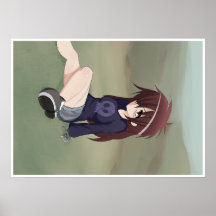 AnimeDelta - yagai- de Na de shizuka Posters