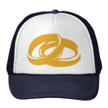 Anneaux de mariage casquette de camionneur