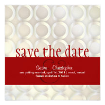 Anneaux de mod de PixDezines/blanc+Rouge/économies Invitations Personnalisées