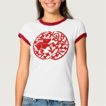 Année chinoise de la pièce en t de lapin t-shirts