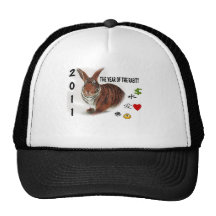 Année chinoise de zodiaque du Rabbitt Casquette