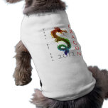 Année de la chemise de chien du dragon 2012 manteaux pour chien