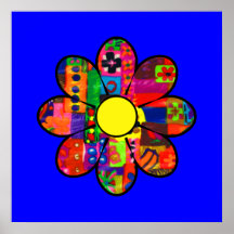 Années '60 flower power posters
