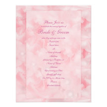 Anniversaire blanc rose de fiançailles de mariage invitations personnalisées