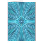 Anniversaire bleu et joyeux abstrait carte de vœux