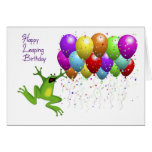 Anniversaire d'année bissextile joyeux cartes de vœux