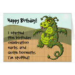 Anniversaire de dragon cartes