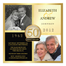 Anniversaire de mariage puis et maintenant invitat