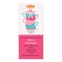 Anniversaire de thé invitations