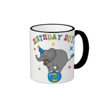 Anniversaire d'éléphant de cirque 2ème mugs