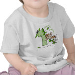 Anniversaire d'oscillation de singe de bâton ęr t-shirts