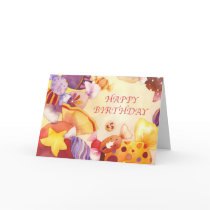 Anniversaire doux carte de vœux