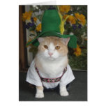 Anniversaire drôle d'Allemand de chat Cartes