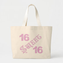 Anniversaire du bonbon 16 sac en toile