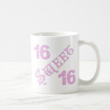Anniversaire du bonbon 16 tasse