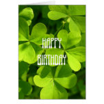 Anniversaire du jour de St Patrick Carte De Vœux