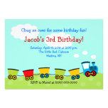 Anniversaire du train 5x7 de Chugga Choo Choo Bristol Personnalisé