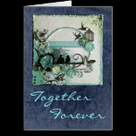 Anniversaire/mariage/fiançailles heureux - cru cartes