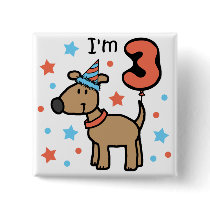 Anniversaire trois de chien