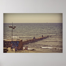 Annonce de la paix en mer Méditerranée Posters