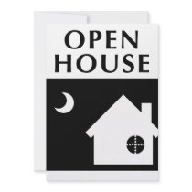 annonce de maison ouverte : maison de bruit faire-part personnalisé