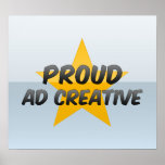 Annonce fière créative posters