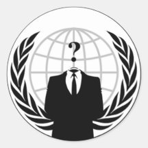 Anonieme Vlag om Stickers