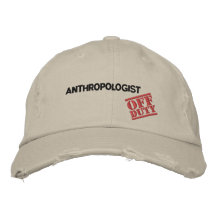 Anthropologue qui n'est pas de service casquettes brodées