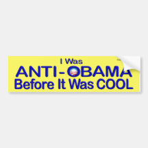 Anti-Obama alvorens het Koel was Bumperstickers