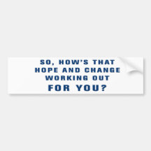 Anti-Obama Bumpersticker