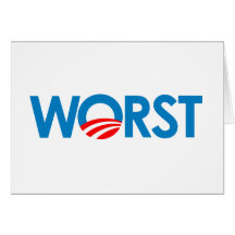 Anti-Obama - het meest het ergst Kaart