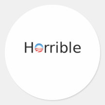 Anti-Obama horrible Autocollant