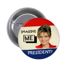 Anti-Palin bouton Badge