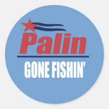 Anti-PALIN - Gegaane Fishin Sticker