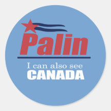 Anti-PALIN - ik kan Canada ook zien Stickers
