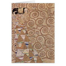 Anticipation de ~ de Klimt Carte De Vœux