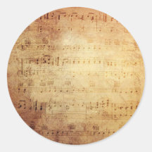 Antiek Muziek Sticker