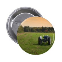 Antiek Tractor Speld Button