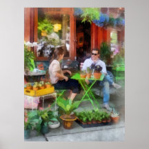 Antiquités aux sandwichs affiche