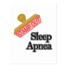 Apnée du sommeil carte postale
