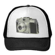 Appareil-photo vintage casquette