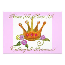 Appeler toutes les princesses Invite Bristols