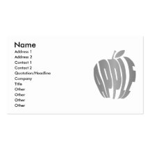 APPLE CARTES DE VISITE PERSONNELLES