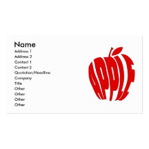 APPLE MODÈLE DE CARTE DE VISITE