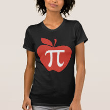 Apple rouge pi t-shirts