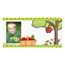 Apple sélectionnant le carte photo cartes de vœux avec photo