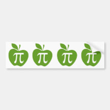 Apple vert pi adhésif pour voiture