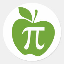 Apple vert pi adhésifs