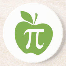 Apple vert pi dessous de verre